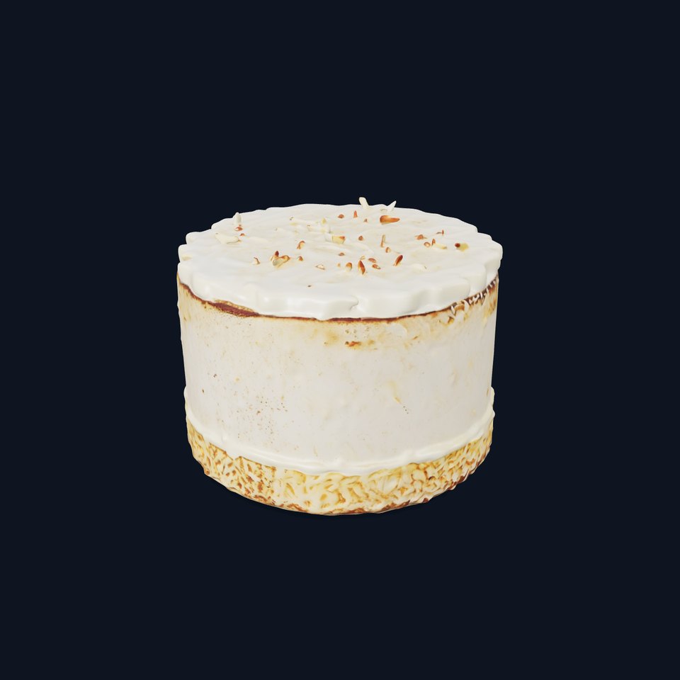 Coconut Vanilla Cake model pack